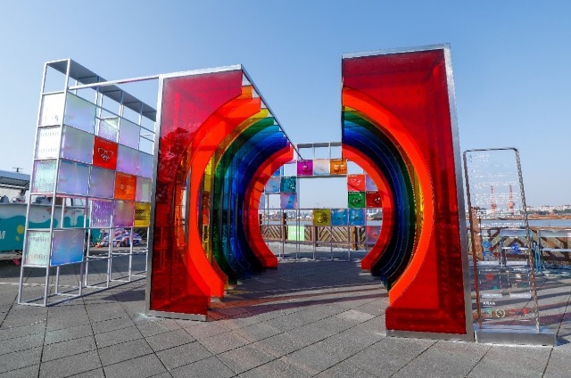 “光與種子”裝置。學(xué)校供圖