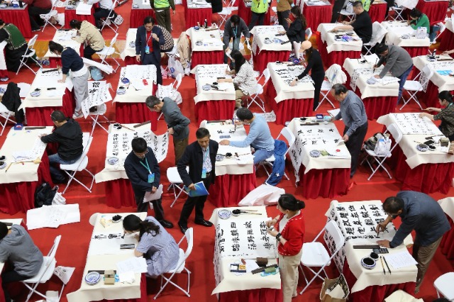 比賽現(xiàn)場(chǎng)。學(xué)校供圖