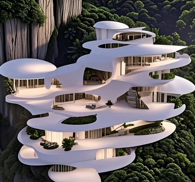 寧波大學科學技術學院23級建筑空間景觀工作王雪ai生成的效果圖 學校供圖.jpg